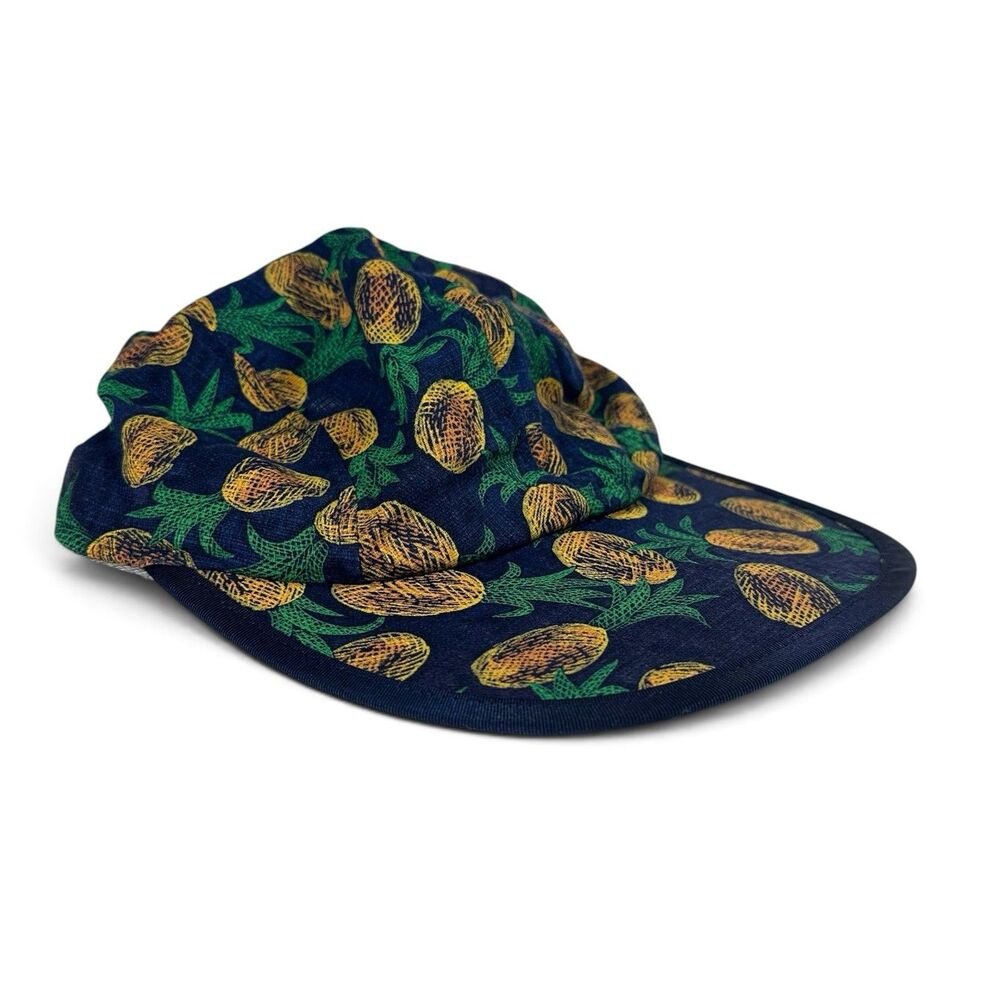 VTG 1995 Patagonia Spoonbill Pineapple Tropical Hawaiian Hat Cap AOP 90s Y2K Dad